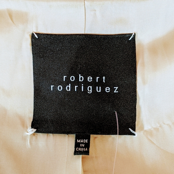 Robert Rodriguez Tan Wool Peplum Jacket Size 2 - Picture 6 of 9